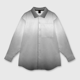 Мужская рубашка oversize 3D с принтом Градиент чёрно серый в Белгороде,  |  | 