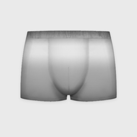 Мужские трусы 3D с принтом Градиент чёрно серый , 50% хлопок, 50% полиэстер | классическая посадка, на поясе мягкая тканевая резинка | Тематика изображения на принте: 