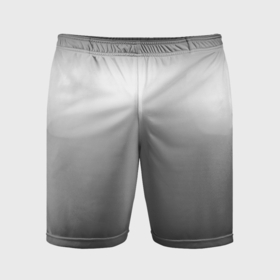 Мужские шорты спортивные с принтом Градиент чёрно серый в Белгороде,  |  | 