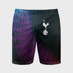 Мужские шорты спортивные с принтом Tottenham футбольная сетка в Белгороде,  |  | Тематика изображения на принте: 