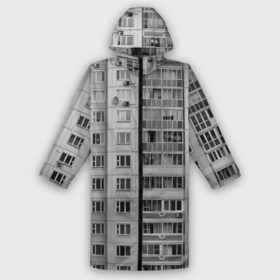 Мужской дождевик 3D с принтом Эстетика панельки в Петрозаводске,  |  | Тематика изображения на принте: 