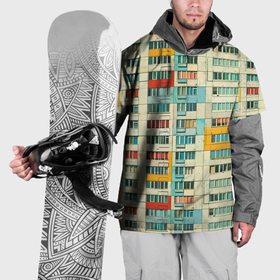 Накидка на куртку 3D с принтом Яркая панелька в Санкт-Петербурге, 100% полиэстер |  | 