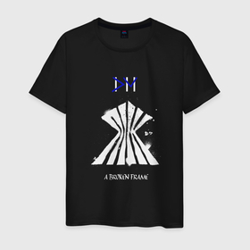 Мужская футболка хлопок с принтом Depeche Mode   box a broken frame в Екатеринбурге, 100% хлопок | прямой крой, круглый вырез горловины, длина до линии бедер, слегка спущенное плечо. | 