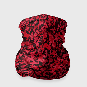 Бандана-труба 3D с принтом Тёмно красный паттерн пятнистый в Петрозаводске, 100% полиэстер, ткань с особыми свойствами — Activecool | плотность 150‒180 г/м2; хорошо тянется, но сохраняет форму | Тематика изображения на принте: 