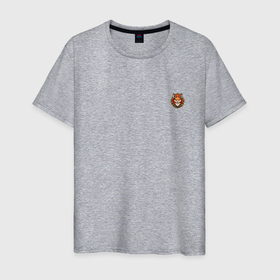 Мужская футболка хлопок с принтом Значок хитоорго лиса в Санкт-Петербурге, 100% хлопок | прямой крой, круглый вырез горловины, длина до линии бедер, слегка спущенное плечо. | 