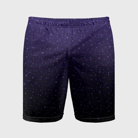 Мужские шорты спортивные с принтом Градиент ночной фиолетово чёрный в Белгороде,  |  | Тематика изображения на принте: 