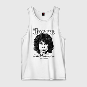 Мужская майка хлопок с принтом The Doors Jim Morrison в Екатеринбурге, 100% хлопок |  | Тематика изображения на принте: 