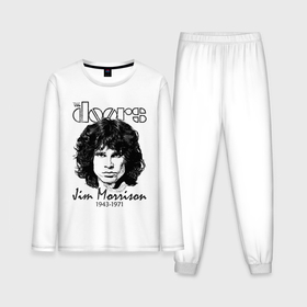 Мужская пижама с лонгсливом хлопок с принтом The Doors Jim Morrison в Петрозаводске,  |  | 