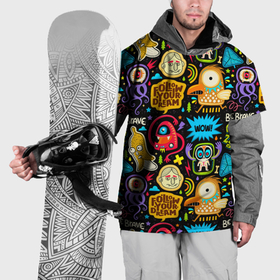 Накидка на куртку 3D с принтом Follow your dream , 100% полиэстер |  | 