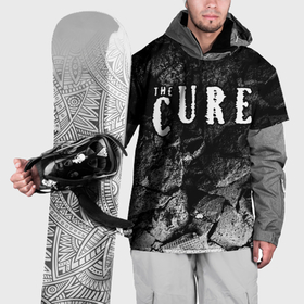 Накидка на куртку 3D с принтом The Cure black graphite в Белгороде, 100% полиэстер |  | 