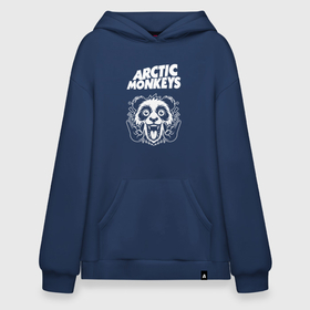 Худи SuperOversize хлопок с принтом Arctic Monkeys rock panda в Кировске, 70% хлопок, 30% полиэстер, мягкий начес внутри | карман-кенгуру, эластичная резинка на манжетах и по нижней кромке, двухслойный капюшон
 | 