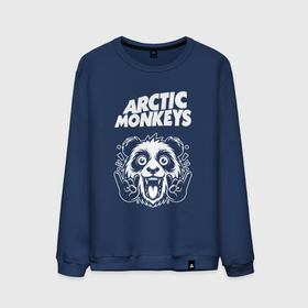 Мужской свитшот хлопок с принтом Arctic Monkeys rock panda в Кировске, 100% хлопок |  | 