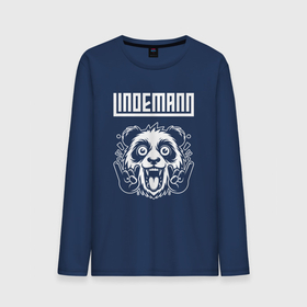 Мужской лонгслив хлопок с принтом Lindemann rock panda в Курске, 100% хлопок |  | 