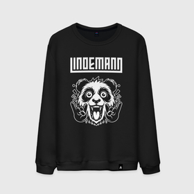 Мужской свитшот хлопок с принтом Lindemann rock panda в Курске, 100% хлопок |  | 