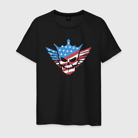 Мужская футболка хлопок с принтом Коди Роудс   Американский кошмар в Белгороде, 100% хлопок | прямой крой, круглый вырез горловины, длина до линии бедер, слегка спущенное плечо. | 