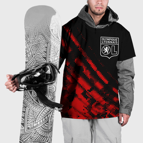 Накидка на куртку 3D с принтом Lyon sport grunge в Санкт-Петербурге, 100% полиэстер |  | Тематика изображения на принте: 