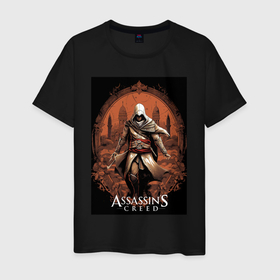 Мужская футболка хлопок с принтом Assassins creed древний Рим в Екатеринбурге, 100% хлопок | прямой крой, круглый вырез горловины, длина до линии бедер, слегка спущенное плечо. | 