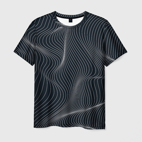 Мужская футболка 3D с принтом Черная аннигиляция в Кировске, 100% полиэфир | прямой крой, круглый вырез горловины, длина до линии бедер | 