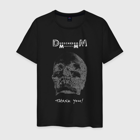 Мужская футболка хлопок с принтом Depeche Mode skull  memento mori end of tour , 100% хлопок | прямой крой, круглый вырез горловины, длина до линии бедер, слегка спущенное плечо. | 