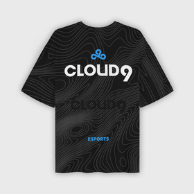 Мужская футболка oversize 3D с принтом Cloud9   team 2024 в Санкт-Петербурге,  |  | Тематика изображения на принте: 