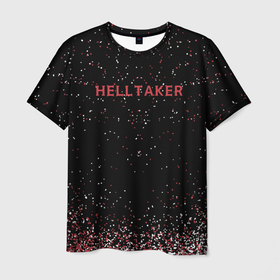 Мужская футболка 3D с принтом Helltaker демоны в Санкт-Петербурге, 100% полиэфир | прямой крой, круглый вырез горловины, длина до линии бедер | Тематика изображения на принте: 