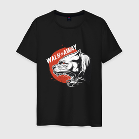Мужская футболка хлопок с принтом Кане корсо в Петрозаводске, 100% хлопок | прямой крой, круглый вырез горловины, длина до линии бедер, слегка спущенное плечо. | 