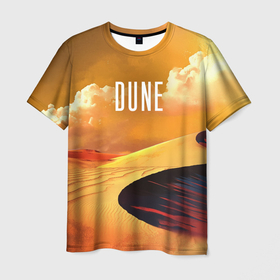 Мужская футболка 3D с принтом Dune   sands в Курске, 100% полиэфир | прямой крой, круглый вырез горловины, длина до линии бедер | 
