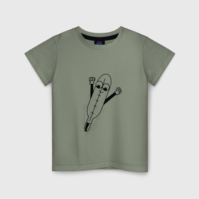 Детская футболка хлопок с принтом Градусник в Курске, 100% хлопок | круглый вырез горловины, полуприлегающий силуэт, длина до линии бедер | 