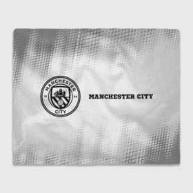 Плед 3D с принтом Manchester City sport на светлом фоне по горизонтали в Кировске, 100% полиэстер | закругленные углы, все края обработаны. Ткань не мнется и не растягивается | Тематика изображения на принте: 