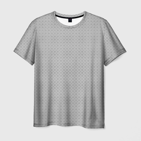 Мужская футболка 3D с принтом Узор в стиле ар деко в Новосибирске, 100% полиэфир | прямой крой, круглый вырез горловины, длина до линии бедер | 
