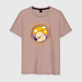 Мужская футболка хлопок с принтом Утка из мема  i choose violence в Тюмени, 100% хлопок | прямой крой, круглый вырез горловины, длина до линии бедер, слегка спущенное плечо. | 