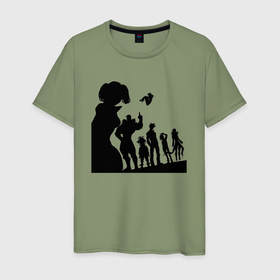 Мужская футболка хлопок с принтом Команда Семь смертных грехов в Тюмени, 100% хлопок | прямой крой, круглый вырез горловины, длина до линии бедер, слегка спущенное плечо. | Тематика изображения на принте: 