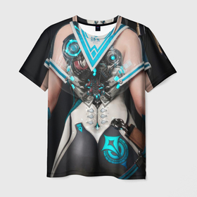 Мужская футболка 3D с принтом Stellar Blade    Eve в Белгороде, 100% полиэфир | прямой крой, круглый вырез горловины, длина до линии бедер | Тематика изображения на принте: 