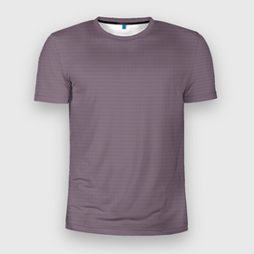 Мужская футболка 3D Slim с принтом Ежевичный однотонный текстурированный в Екатеринбурге, 100% полиэстер с улучшенными характеристиками | приталенный силуэт, круглая горловина, широкие плечи, сужается к линии бедра | 