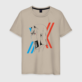 Мужская футболка хлопок с принтом Франкс Зеро Ту в Курске, 100% хлопок | прямой крой, круглый вырез горловины, длина до линии бедер, слегка спущенное плечо. | 