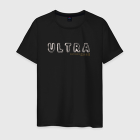 Мужская футболка хлопок с принтом Depeche Mode   Ultra logo в Тюмени, 100% хлопок | прямой крой, круглый вырез горловины, длина до линии бедер, слегка спущенное плечо. | 
