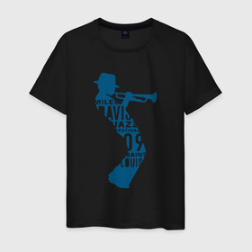 Мужская футболка хлопок с принтом Miles Davis jazz , 100% хлопок | прямой крой, круглый вырез горловины, длина до линии бедер, слегка спущенное плечо. | Тематика изображения на принте: 