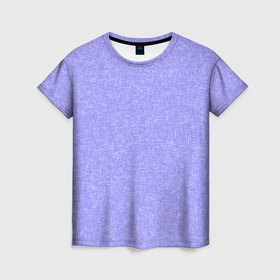 Женская футболка 3D с принтом Сиреневый однотонный текстурированный в Санкт-Петербурге, 100% полиэфир ( синтетическое хлопкоподобное полотно) | прямой крой, круглый вырез горловины, длина до линии бедер | 