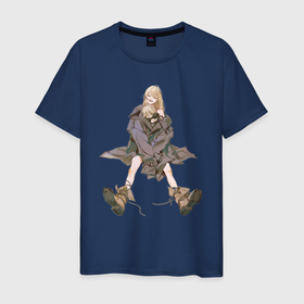 Мужская футболка хлопок с принтом Ведьма и чудовище Гидо в Петрозаводске, 100% хлопок | прямой крой, круглый вырез горловины, длина до линии бедер, слегка спущенное плечо. | 