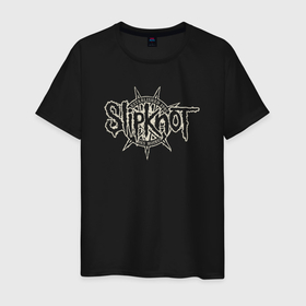 Мужская футболка хлопок с принтом Slipknot des moines в Курске, 100% хлопок | прямой крой, круглый вырез горловины, длина до линии бедер, слегка спущенное плечо. | 