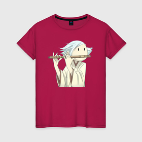 Женская футболка хлопок с принтом Очень приятно Бог Томоэ в Кировске, 100% хлопок | прямой крой, круглый вырез горловины, длина до линии бедер, слегка спущенное плечо | 