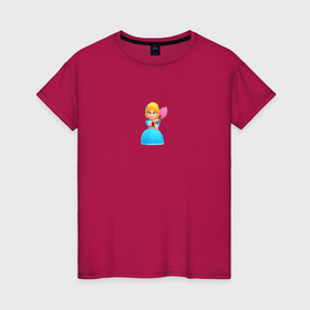 Женская футболка хлопок с принтом Пайпер из Brawl Stars в Кировске, 100% хлопок | прямой крой, круглый вырез горловины, длина до линии бедер, слегка спущенное плечо | 