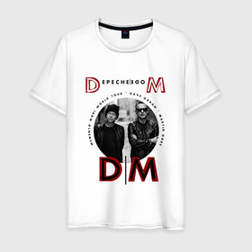 Мужская футболка хлопок с принтом Depeche Mode   Tour memento mori в Екатеринбурге, 100% хлопок | прямой крой, круглый вырез горловины, длина до линии бедер, слегка спущенное плечо. | Тематика изображения на принте: 