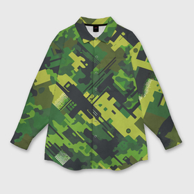 Мужская рубашка oversize 3D с принтом Camouflage   pattern ai art в Петрозаводске,  |  | Тематика изображения на принте: 