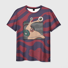 Мужская футболка 3D с принтом Правая рука Шиничи   Паразит: Учение о жизни в Курске, 100% полиэфир | прямой крой, круглый вырез горловины, длина до линии бедер | Тематика изображения на принте: 