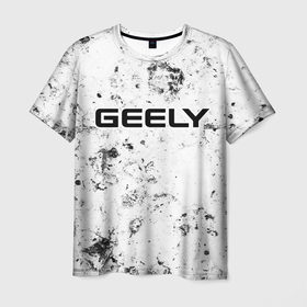 Мужская футболка 3D с принтом Geely dirty ice в Кировске, 100% полиэфир | прямой крой, круглый вырез горловины, длина до линии бедер | Тематика изображения на принте: 