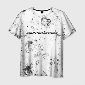 Мужская футболка 3D с принтом Counter Strike 2 dirty ice в Тюмени, 100% полиэфир | прямой крой, круглый вырез горловины, длина до линии бедер | Тематика изображения на принте: 