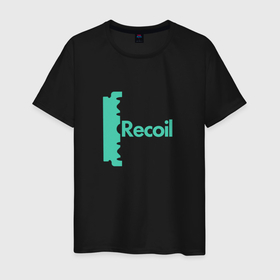 Мужская футболка хлопок с принтом Recoil   Alan from depeche mode project в Тюмени, 100% хлопок | прямой крой, круглый вырез горловины, длина до линии бедер, слегка спущенное плечо. | 