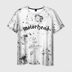 Мужская футболка 3D с принтом Motorhead dirty ice в Курске, 100% полиэфир | прямой крой, круглый вырез горловины, длина до линии бедер | 