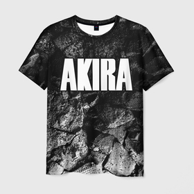 Мужская футболка 3D с принтом Akira black graphite в Тюмени, 100% полиэфир | прямой крой, круглый вырез горловины, длина до линии бедер | Тематика изображения на принте: 